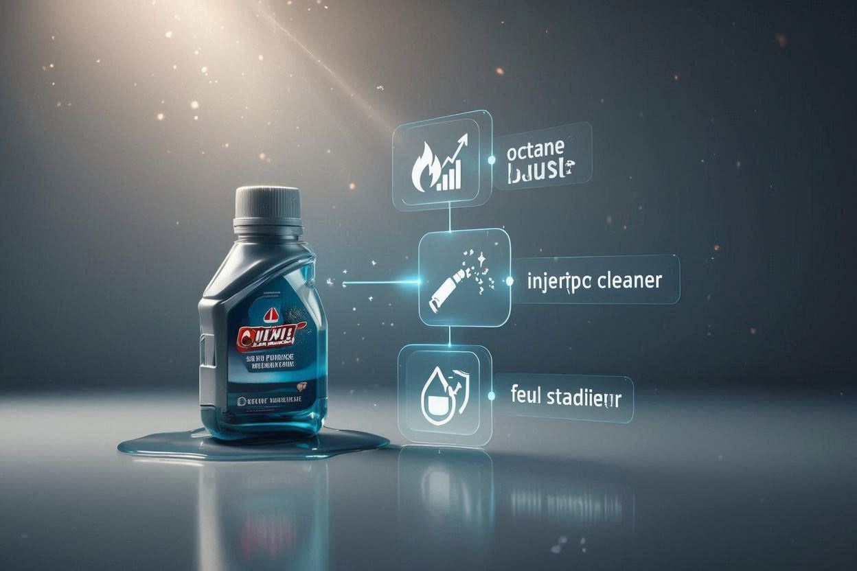 Multi-Purpose Fuel Additive — Octane Booster + Injector Cleaner + Fuel Stabilizer